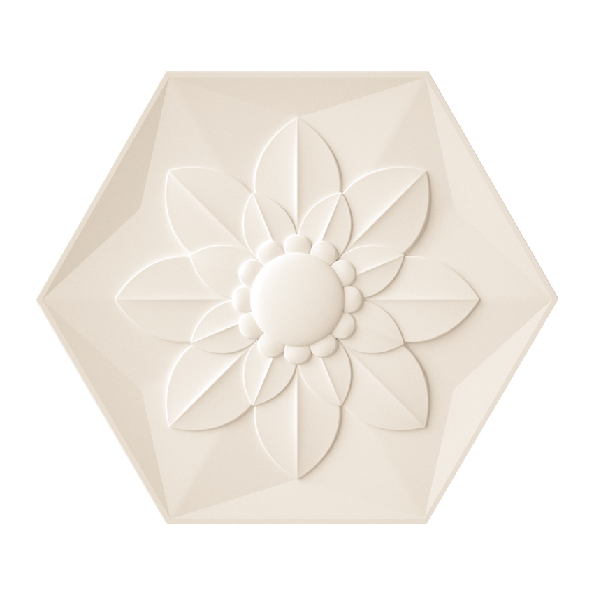 Керамическая плитка Bisazza-Ceramic_Tiles-Frozen_Garden-White_Frozen_Flower