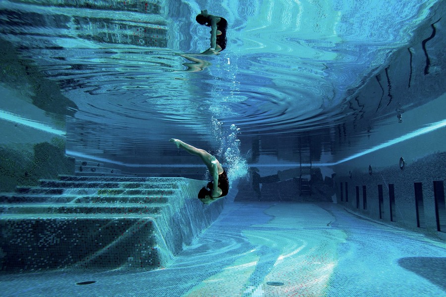 Стеклянная мозаика Capri Palace Hotel SPA Swimming Pool